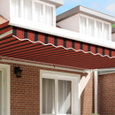 Markise kappa erstatning Orange / Sort / Gul 480 x 20 cm Polyester