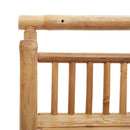 Væghylde med hylde Naturfarvet 40 x 13 x 44 cm Bambus