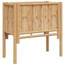 Hævet bed Brun 70 x 35 x 70 cm Bambus