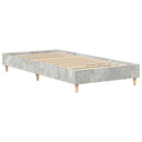 Sengestel Beton Grå 203 x 93 x 25 cm Konstrueret træ