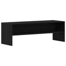 tv-bord 120x40x40 cm konstrueret træ sort egetræsfarve