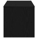 tv-bord 120x40x40 cm konstrueret træ sort egetræsfarve