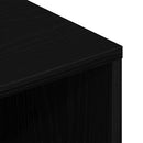 tv-bord 100x40x40 cm konstrueret træ sort egetræsfarve