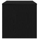 tv-bord 80x40x40 cm konstrueret træ sort egetræsfarve