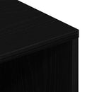 tv-bord 80x40x40 cm konstrueret træ sort egetræsfarve