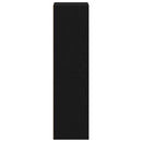 bogreol 36x30x114 cm konstrueret træ sort-eg