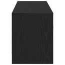 tv-bord 102x30x37,5 cm konstrueret træ sort egetræsfarve