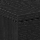 sengeborde 2 stk. sort eg 38x35x55 cm konstrueret træ