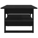 Sofabord Sort eg 102 x 55 x 42 cm Konstrueret træ