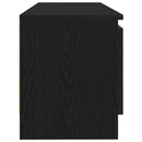 tv-bord 102x30x36 cm konstrueret træ sort egetræsfarve