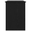 skrivebord 100x55x75 cm konstrueret træ sort egetræsfarve