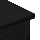 Vægskab Vægmonteret Sort eg 60 x 26 x 18,5 cm Konstrueret træ