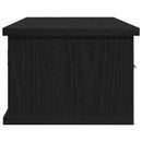 Vægskab Vægmonteret Sort eg 60 x 26 x 18,5 cm Konstrueret træ
