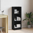 bogreol 40x24x109 cm konstrueret træ sort egetræsfarve