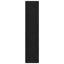 bogreol 60x24x109 cm konstrueret træ sort egetræsfarve