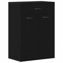 Skostativ 60 x 35 x 84 cm Konstrueret træ Sort eg