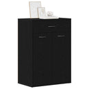 Skostativ 60 x 35 x 84 cm Konstrueret træ Sort eg