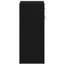 Skostativ 60 x 35 x 84 cm Konstrueret træ Sort eg