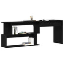 Bord Sort eg Konstrueret træ 200 x 50 x 76 cm
