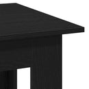 Sofabord Sort eg 100 x 60 x 42 cm Konstrueret træ