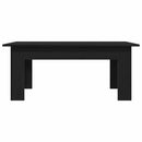 Sofabord Sort eg 100 x 60 x 42 cm Konstrueret træ