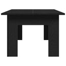 Sofabord Sort eg 100 x 60 x 42 cm Konstrueret træ