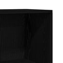 Bogreol Sort eg 60 x 24 x 143 cm Konstrueret træ