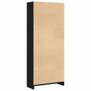 Bogreol Sort eg 60 x 24 x 143 cm Konstrueret træ