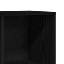bogskab 98x29x97,5 cm konstrueret træ sort egetræsfarve