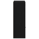 bogskab/rumdeler sort eg 60,5x30x90 cm konstrueret træ