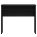 skrivebord 90x50x74 cm konstrueret træ sort egetræsfarve