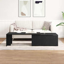 Sofabord Sort eg 150 x 50 x 35 cm Konstrueret træ