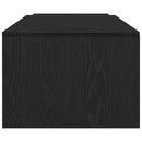 Sofabord Sort eg 150 x 50 x 35 cm Konstrueret træ