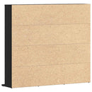 cd-reol 100x23x89,5 cm konstrueret træ sort-eg