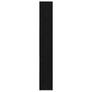 bogreol 67x24x161 cm konstrueret træ sort egetræsfarve