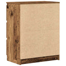 skænk 60x35x76 cm konstrueret træ antikt træ