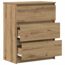 skænk 60x35x76 cm konstrueret træ kunsteg