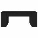 Sofabord Sort eg 102 x 55 x 42 cm Konstrueret træ