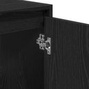 Badeværelsesskab Sort eg 60 x 33 x 60 cm Konstrueret træ