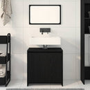 Badeværelsesskab Sort eg 60 x 33 x 60 cm Konstrueret træ