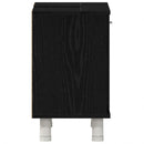 Badeværelsesskab Sort eg 60 x 32 x 54 cm Konstrueret træ