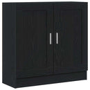 Bogskab Sort eg 82,5 x 30,5 x 80 cm Konstrueret træ