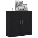 Bogskab Sort eg 82,5 x 30,5 x 80 cm Konstrueret træ