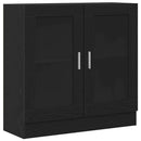 Bogskab Sort eg 82,5 x 30,5 x 80 cm Konstrueret træ