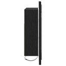 Badeværelsesspejlskab Sort eg 60 x 12 x 45 cm Konstrueret træ