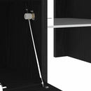 TV-skab med skuffe Sort eg 120 x 35 x 40 cm Konstrueret træ