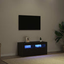 TV-skab 90 x 35 x 40 cm Sort eg Konstrueret træ