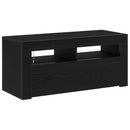 TV-skab Sort eg 90 x 35 x 40 cm Konstrueret træ