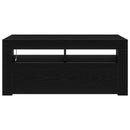 TV-skab Sort eg 90 x 35 x 40 cm Konstrueret træ