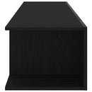 TV-skab 135 x 39 x 30 cm Sort eg Konstrueret træ